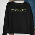 Swords White Magic Mana Symbol Sweatshirt Gifts for Old Women