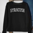 Syracuse Ny- Throwback Vintage Worn Classic Sweatshirt Gifts for Old Women
