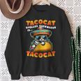 Tacocat Spelled Backwards Is Tacocat Mexican Taco Cat Sweatshirt Gifts for Old Women
