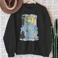 Tarot Card The High Priestess Ii Occult Vintage Color Sweatshirt Gifts for Old Women