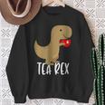 Tea Rex Cute Tyrannosaurus Dino Sweatshirt Geschenke für alte Frauen