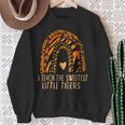 I Teach Sweetheart I Teach The Sweetest Little Tigers Sweatshirt Gifts for Old Women