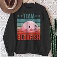 Team Blobfisch Deep Sea Fish Blobfish Sweatshirt Geschenke für alte Frauen