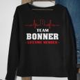 Team Bonner Lifetime Member Family Youth Kid Hearbeat Sweatshirt Gifts for Old Women