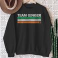 Team Ginger Ireland Flag Irish Pride Sweatshirt Gifts for Old Women