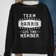 Team Harris Life Time Member Family Name Sweatshirt Gifts for Old Women
