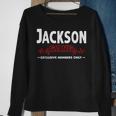 Team Jackson Last Name Lifetime Member Family Pride Surname Sweatshirt Gifts for Old Women