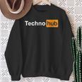 Techno Hub Music Festival Techno Music Lovers Or Dj Sweatshirt Gifts for Old Women