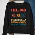 I Tell Dad Jokes Periodically Fathers Day Vintage Sweatshirt Gifts for Old Women