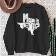 Texas Map Made In Texas Throwback Classic Sweatshirt Gifts for Old Women