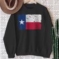 Texas Vintage Flag Sweatshirt Gifts for Old Women
