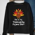 This Is My Thanksgiving Pajama Turkey Day Sweatshirt Gifts for Old Women