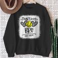 That's My Bro Out There Number 69 Softball Brother Sweatshirt Gifts for Old Women