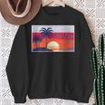 Tico Time Relax Surf Culture Sunset Costa Rican Surfers Sweatshirt Gifts for Old Women