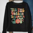Tis The Season To Radiate Joy Xray Tech Radiology Christmas Sweatshirt Gifts for Old Women