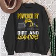 Toddler Construction Vehicle Excavator Sweatshirt Gifts for Old Women