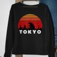 Tokyo Monster Kaiju Attacking Japan Sweatshirt Gifts for Old Women