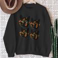 Tortitude Feisty Tortie Tortoiseshell Cat Lover Sweatshirt Gifts for Old Women