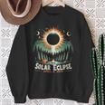 Total Solar Eclipse 04082024 American Solar Eclipse Sweatshirt Gifts for Old Women