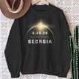 Total Solar Eclipse 2024 Georgia Sweatshirt Gifts for Old Women