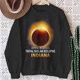 Total Solar Eclipse 2024 Indiana April 8 America Totality Sweatshirt Gifts for Old Women