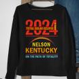 Total Solar Eclipse 2024 Nelson Kentucky April 8 2024 Sweatshirt Gifts for Old Women