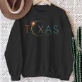 Total Solar Eclipse 2024 State Texas Totality April 8 2024 Sweatshirt Gifts for Old Women