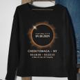 Total Solar Eclipse 2024 Totality 040824 New York Ny Sweatshirt Gifts for Old Women
