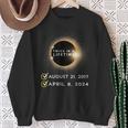 Total Solar Eclipse 2024 Twice In A Lifetime Spring Totality Sweatshirt Gifts for Old Women Total Solar Eclipse 2024 Twice In A Lifetime Spring Totality Sweatshirt Gifts for Old Women
