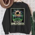 Total Solar Eclipse 2024 Video Game Controller Boys Sweatshirt Gifts for Old Women