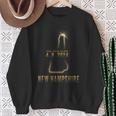 Total Solar Eclipse 4082024 New Hampshire Sweatshirt Gifts for Old Women