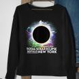 Total Solar Eclipse Buffalo New York April 8 2024 Totality Sweatshirt Gifts for Old Women