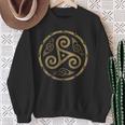 Triskelion Celtic Antique Motif Sweatshirt Geschenke für alte Frauen