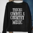 Trucks Cowboys Country Music Country Southern Sweatshirt Gifts for Old Women