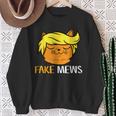 Trump Hair Cat 45 2020 Fake News Cool Pro Republicans Sweatshirt Gifts for Old Women