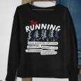 Try Running Running Sweatshirt Gifts for Old Women