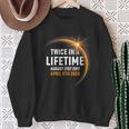Twice In Lifetime Solar Eclipse 2024 2017 North America Sweatshirt Gifts for Old Women