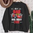 Two Fast Birthday Racing Car Dad Of The Birthday Boy Family Sweatshirt Gifts for Old Women