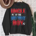 Uncle Of The Birthday Boy Costume Spider Web Birthday Party Sweatshirt Gifts for Old Women