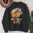 Uncle Of The Birthday Boy Uno Dad Papa Father 1St Bday Sweatshirt Gifts for Old Women