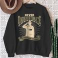 Never Underestimate An Old Man Us Flag Veteran Soldier Sweatshirt Gifts for Old Women