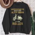 Underschätze Niemal Alten Mann Scooter Grandpa Dad S Sweatshirt Geschenke für alte Frauen