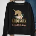 Unicorn Bridesman For Wedding Bridal Party Bridesmaid Sweatshirt Gifts for Old Women