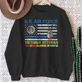 US Air Force Vietnam Veteran Usaf Veteran Flag Vintage Sweatshirt Gifts for Old Women