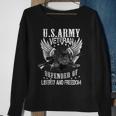 Us Army Veteran Defender Of Liberty Proud Us Army Veteran Sweatshirt Gifts for Old Women