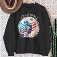 Usa 2024 Summer Games Volleyball America Sports 2024 Usa Sweatshirt Gifts for Old Women