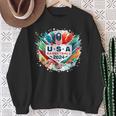 Usa 2024 United States Basketball American Sport 2024 Usa Sweatshirt Gifts for Old Women