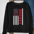 Usa Flag Patriotic American Pride Hockey Player Hockey Sweatshirt Gifts for Old Women