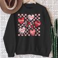 Valentine You Are Loved Worthy Enough Candy Heart Teacher Sweatshirt Gifts for Old Women