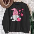 Valentine's Day Gnome Love Holding Red Heart Sweatshirt Gifts for Old Women